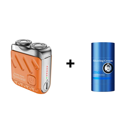 🔥Portable Rotary Dual Ring Electric Shaver🚀