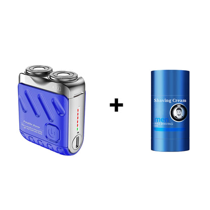 🔥Portable Rotary Dual Ring Electric Shaver🚀
