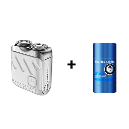 🔥Portable Rotary Dual Ring Electric Shaver🚀
