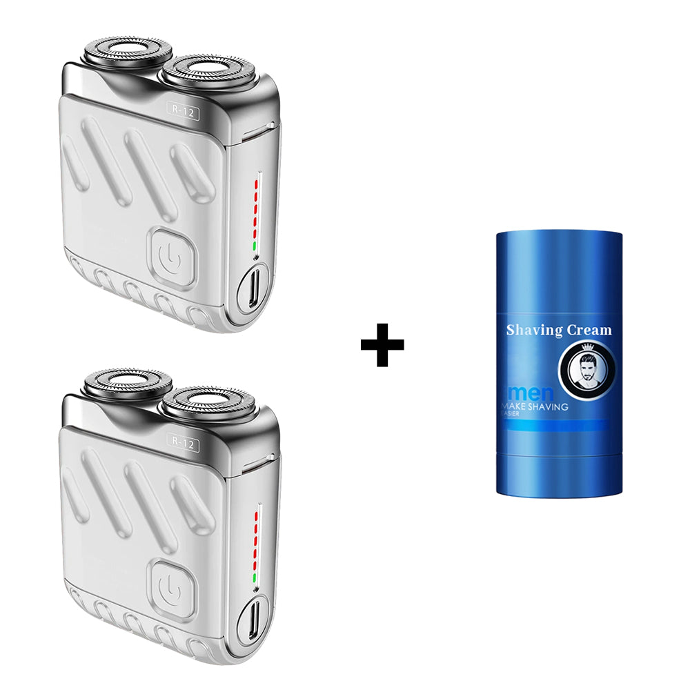 🔥Portable Rotary Dual Ring Electric Shaver🚀