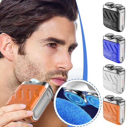 🔥Portable Rotary Dual Ring Electric Shaver🚀