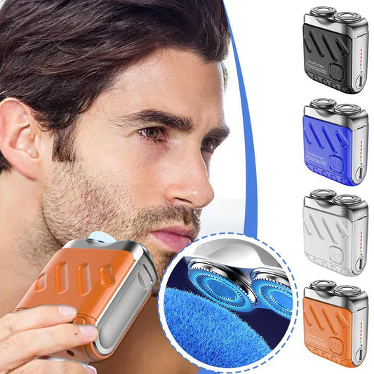 🔥Portable Rotary Dual Ring Electric Shaver🚀