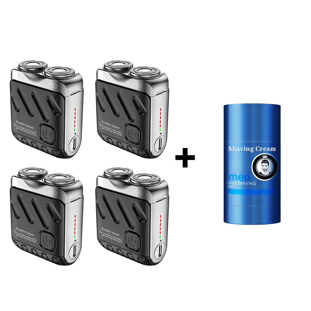 🔥Portable Rotary Dual Ring Electric Shaver🚀