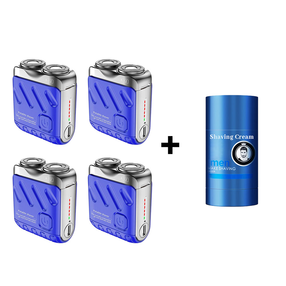 🔥Portable Rotary Dual Ring Electric Shaver🚀