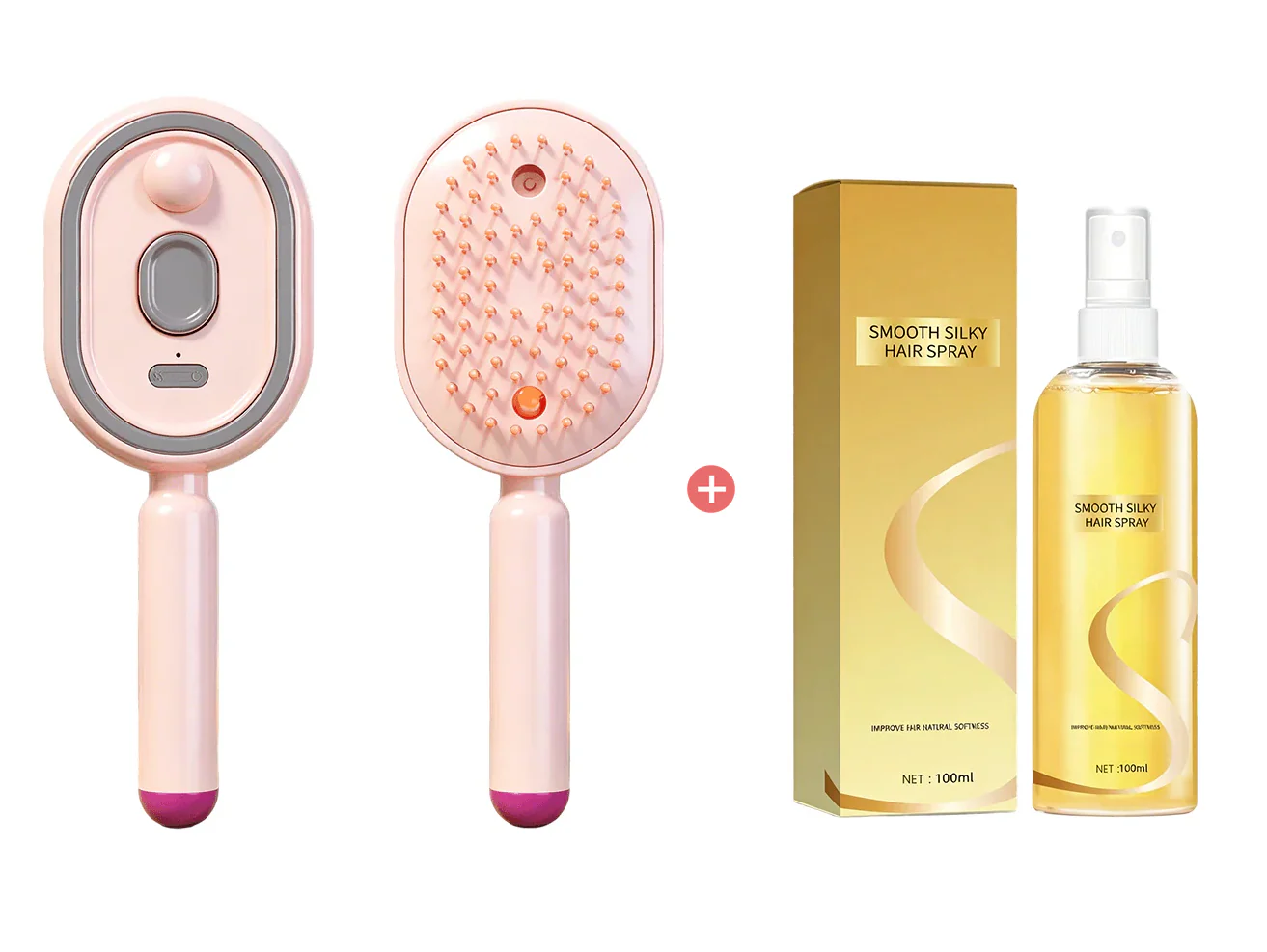 📢📢60% OFF!! ⏰✨Electric Spray & Massage Hair Brush💞Deep massage that reaches right down to the roots to enhance absorption