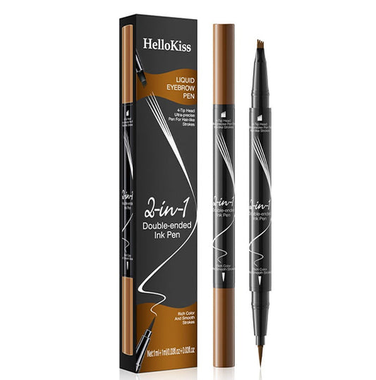 2-In-1 Waterproof Long-Lasting Eyebrow Pen