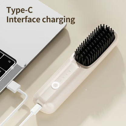 🎁USB cordless negative ion hair straightener