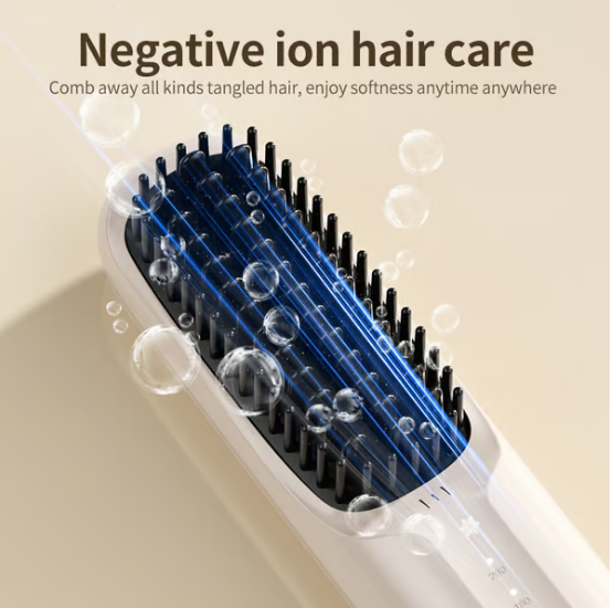 🎁USB cordless negative ion hair straightener