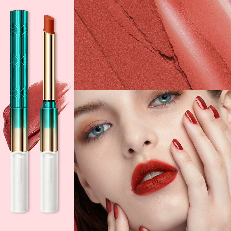 🎁Special Offer💕2-in-1 Waterproof Matte Lipstick & Clear Lip Gloss💕