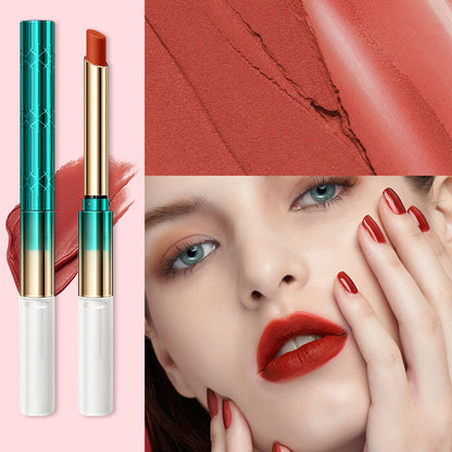 🎁Special Offer💕2-in-1 Waterproof Matte Lipstick & Clear Lip Gloss💕