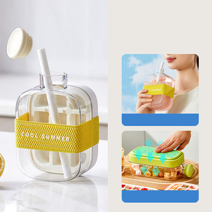 Press-To-Cold Ice Cube Mold&Kettle