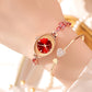 ✨2025 Nytt design🎀⌚ Farget sirkonarmbåndsklokke for kvinner