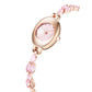 ✨2025 Nytt design🎀⌚ Farget sirkonarmbåndsklokke for kvinner