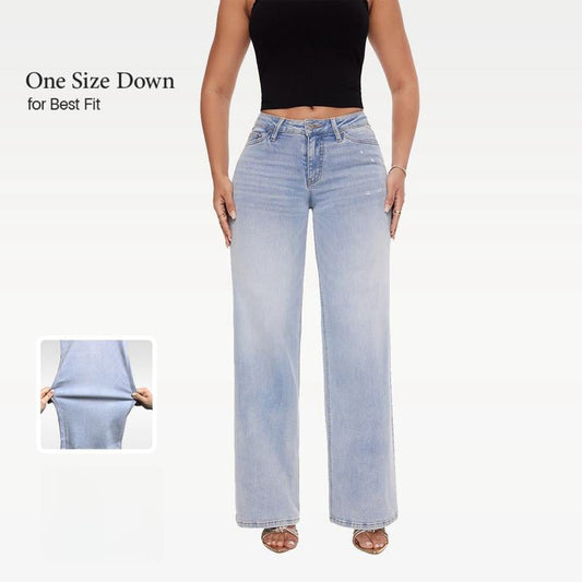 Baggy Jeans med Lav Midje