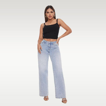 Baggy Jeans med Lav Midje