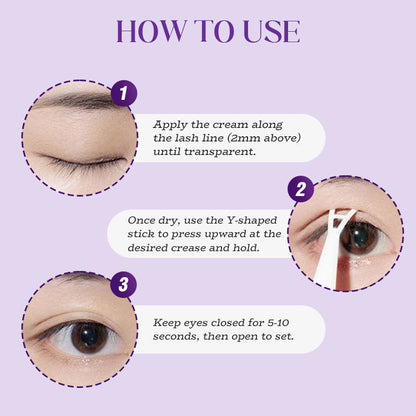 🎁Last Day Buy 1 Get 1 Free⏳Long Lasting & Invisible Double Eyelid Styling Cream