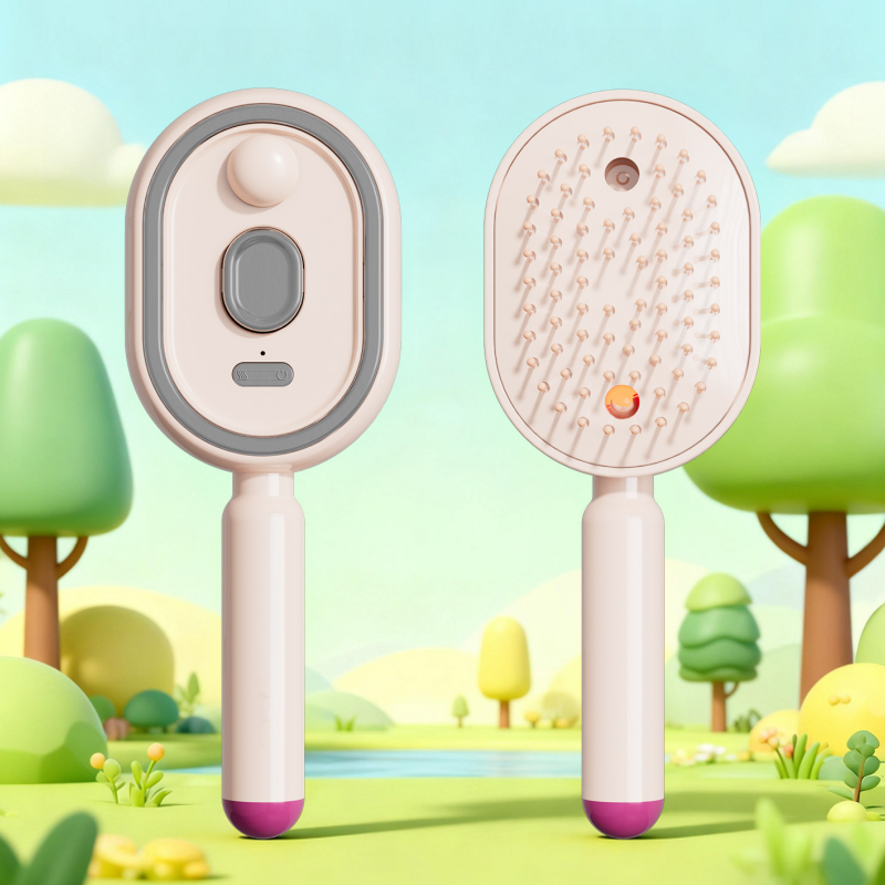 📢📢60% OFF!! ⏰✨Electric Spray & Massage Hair Brush💞Deep massage that reaches right down to the roots to enhance absorption