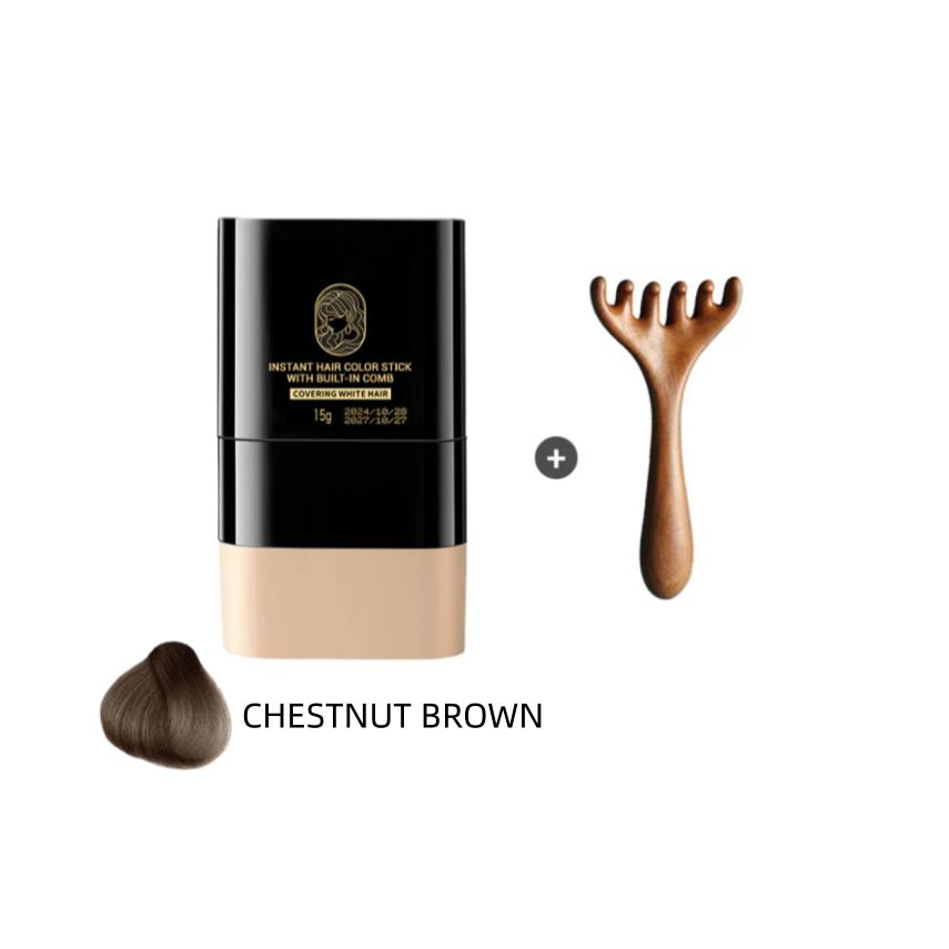 🔥Flash Sale💖Instant Hair Color Stick with Built-In Comb