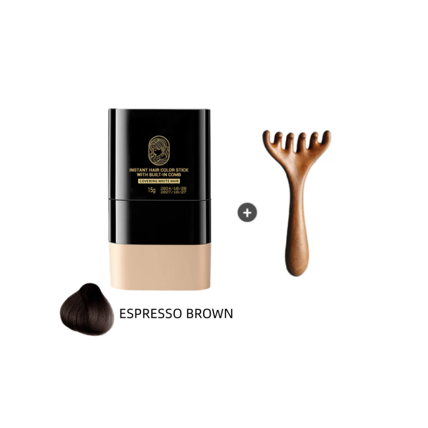 🔥Flash Sale💖Instant Hair Color Stick with Built-In Comb