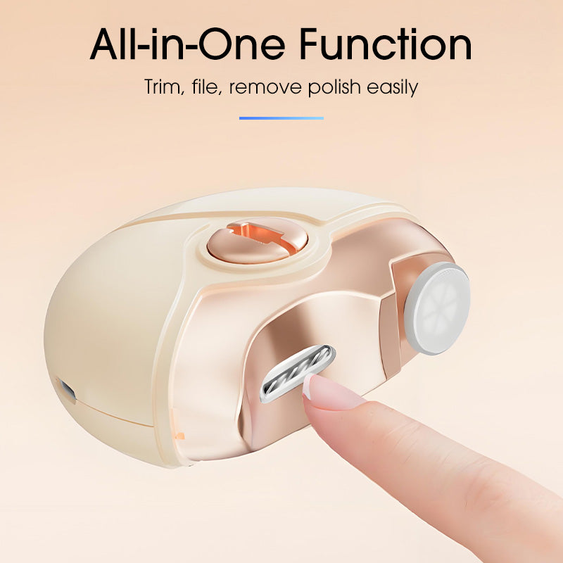 USB Rechargeable Electric Nail Trimmer & File