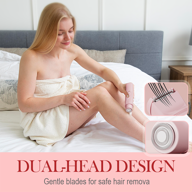 Portable Dual-Head Electric Epilator