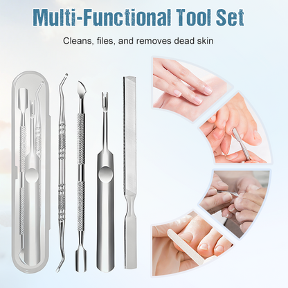 Professional nail care🛡️Stainless Steel Manicure & Pedicure Tool Set