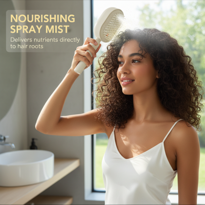 📢📢60% OFF!! ⏰✨Electric Spray & Massage Hair Brush💞Deep massage that reaches right down to the roots to enhance absorption