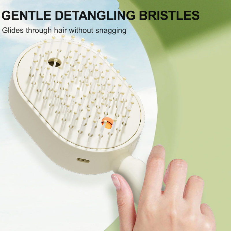 📢📢60% OFF!! ⏰✨Electric Spray & Massage Hair Brush💞Deep massage that reaches right down to the roots to enhance absorption