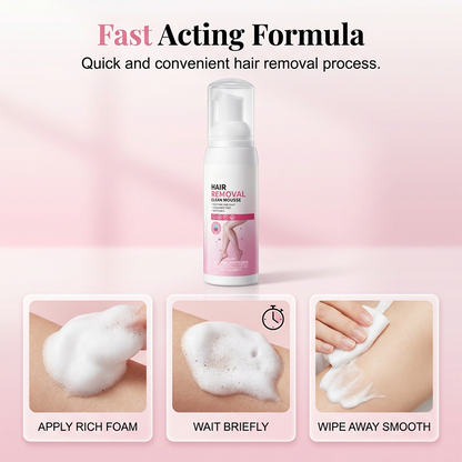 🧴✨ Silk-Effect Hair Removal Mousse – Skin as Smooth as Silk, No Irritation, and Professional Results at Home 🛁💖